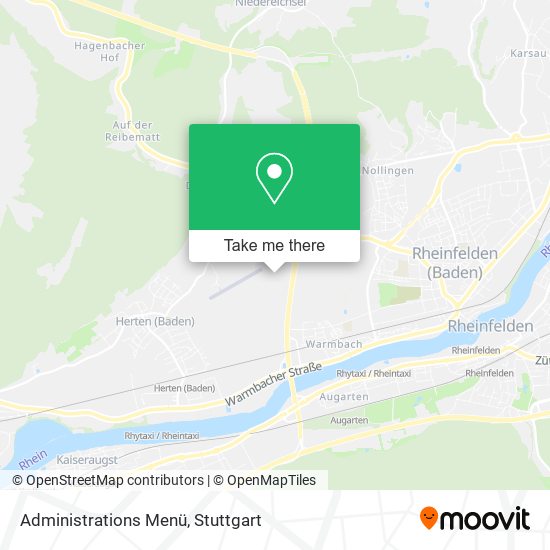 Administrations Menü map