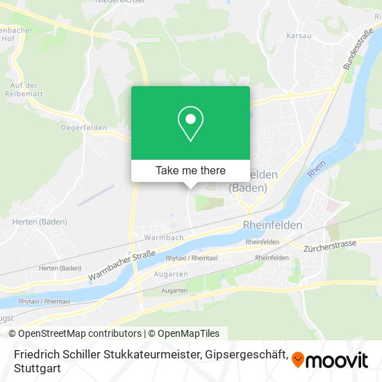 Friedrich Schiller Stukkateurmeister, Gipsergeschäft map