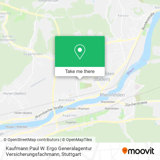 Карта Kaufmann Paul W. Ergo Generalagentur Versicherungsfachmann