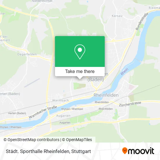Карта Städt. Sporthalle Rheinfelden