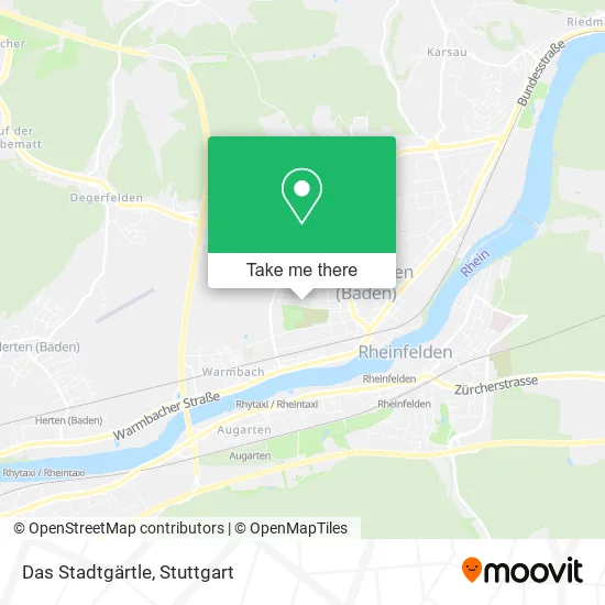Карта Das Stadtgärtle
