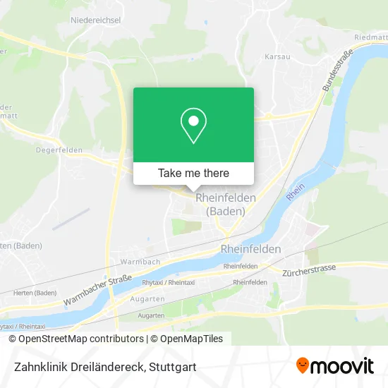 Карта Zahnklinik Dreiländereck