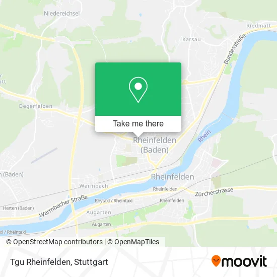 Карта Tgu Rheinfelden
