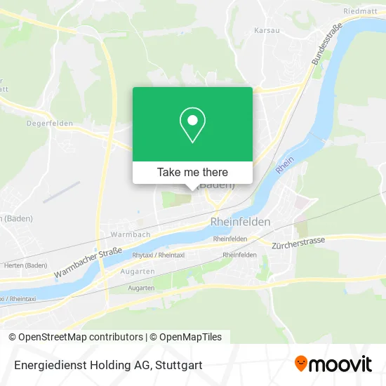 Карта Energiedienst Holding AG
