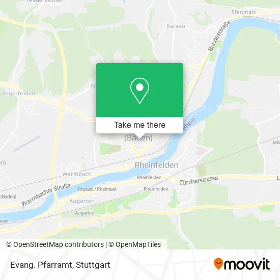 Карта Evang. Pfarramt