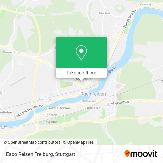 Карта Esco Reisen Freiburg