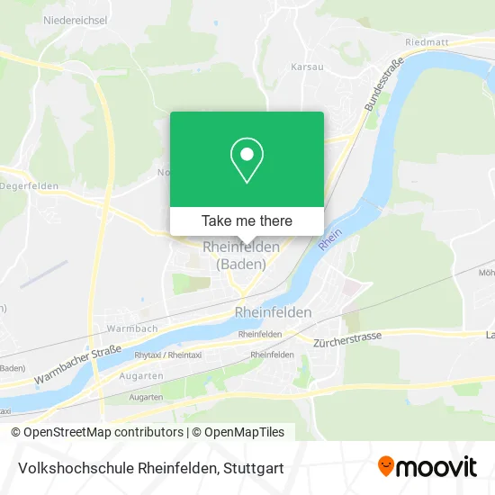 Карта Volkshochschule Rheinfelden