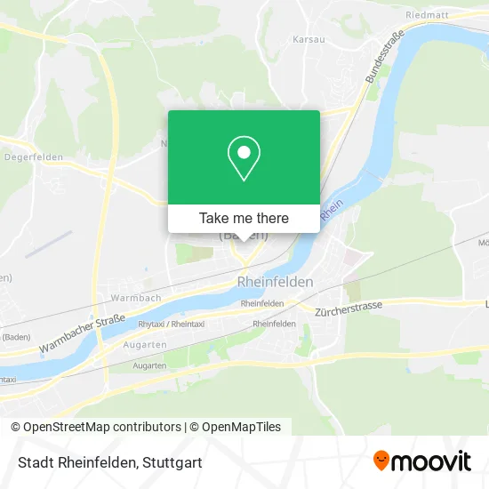 Карта Stadt Rheinfelden