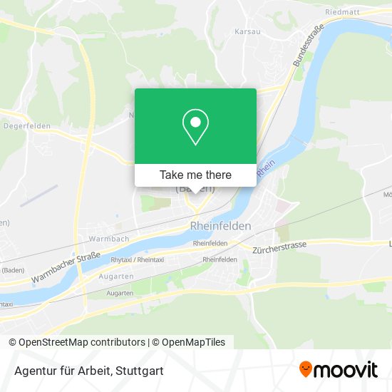 Карта Agentur für Arbeit