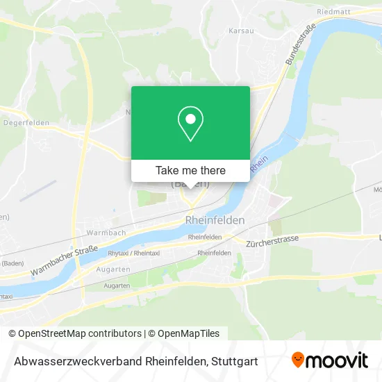 Карта Abwasserzweckverband Rheinfelden