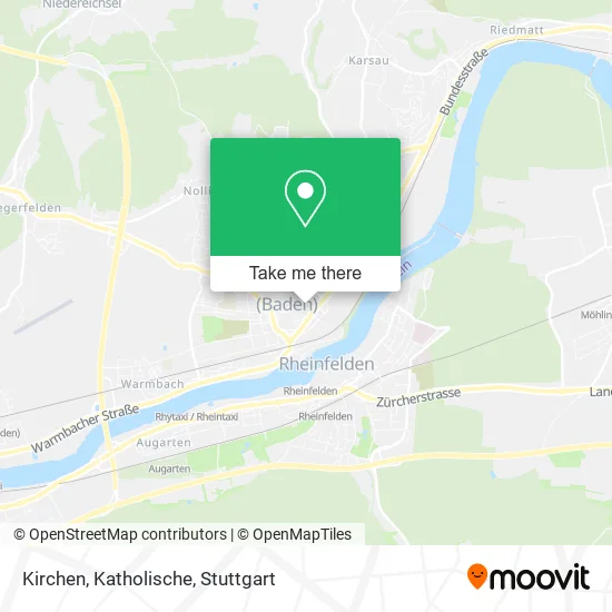 Карта Kirchen, Katholische