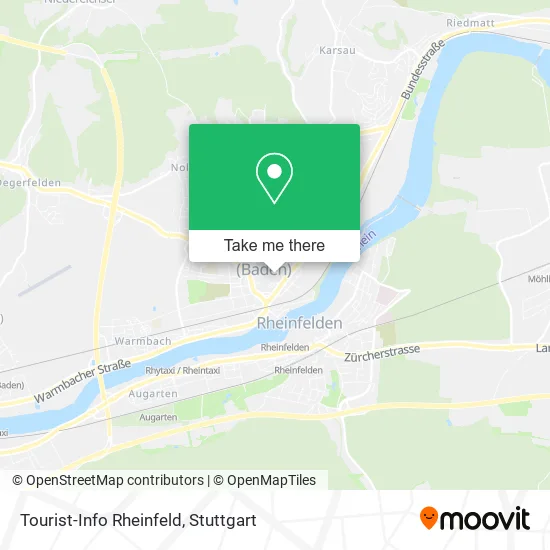 Карта Tourist-Info Rheinfeld