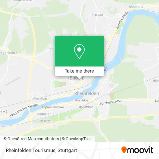 Карта Rheinfelden Tourismus