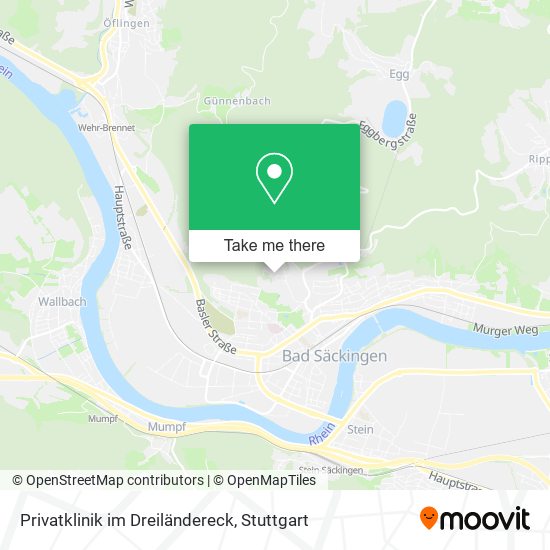 Карта Privatklinik im Dreiländereck