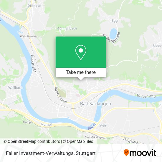 Карта Faller Investment-Verwaltungs
