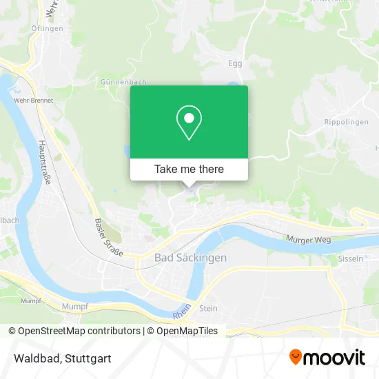 Карта Waldbad