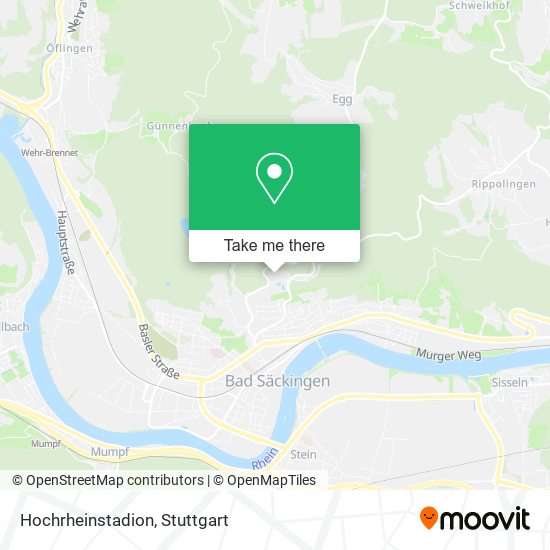 Карта Hochrheinstadion