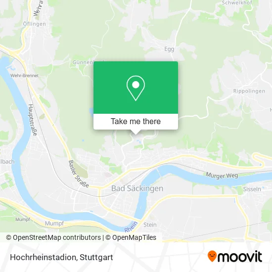 Карта Hochrheinstadion