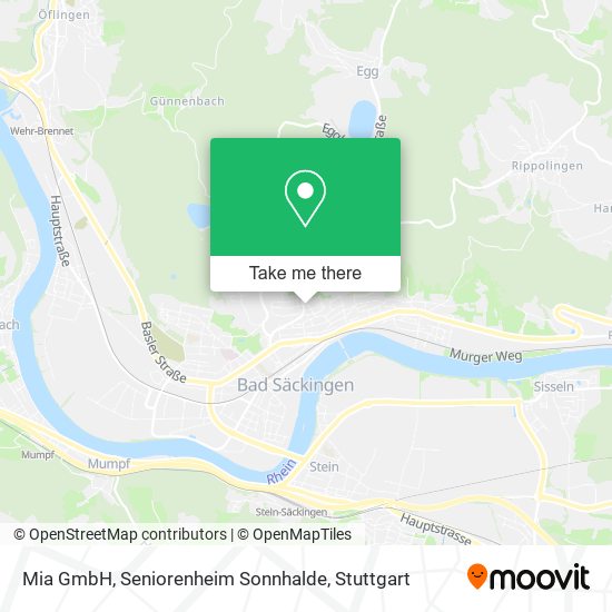 Карта Mia GmbH, Seniorenheim Sonnhalde