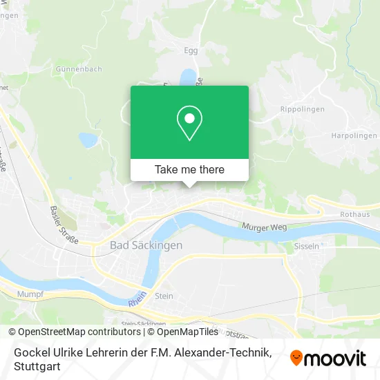 Карта Gockel Ulrike Lehrerin der F.M. Alexander-Technik