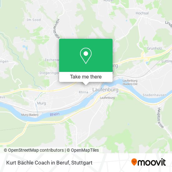 Карта Kurt Bächle Coach in Beruf