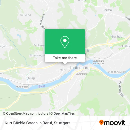 Карта Kurt Bächle Coach in Beruf