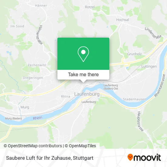 Карта Saubere Luft für Ihr Zuhause