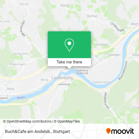 Карта Buch&Cafe am Andelsb.