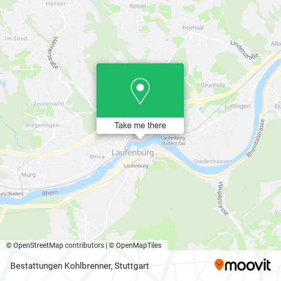 Bestattungen Kohlbrenner map