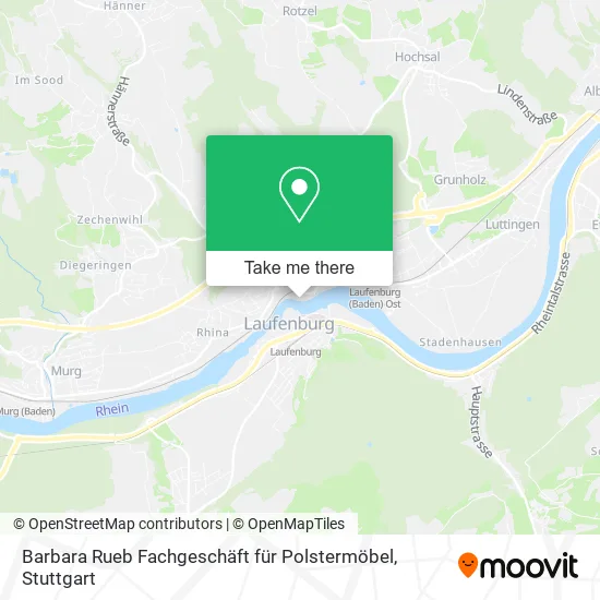 Карта Barbara Rueb Fachgeschäft für Polstermöbel