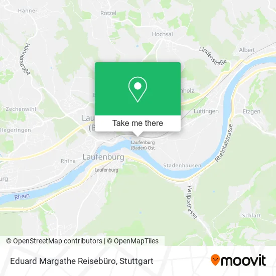 Карта Eduard Margathe Reisebüro