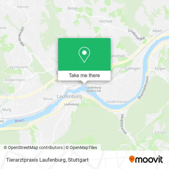 Карта Tierarztpraxis Laufenburg