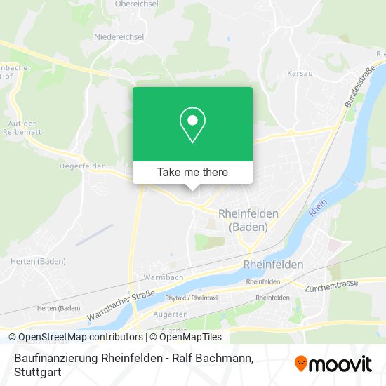 Baufinanzierung Rheinfelden - Ralf Bachmann map