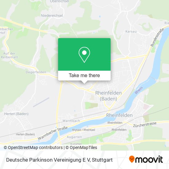 Deutsche Parkinson Vereinigung E V map