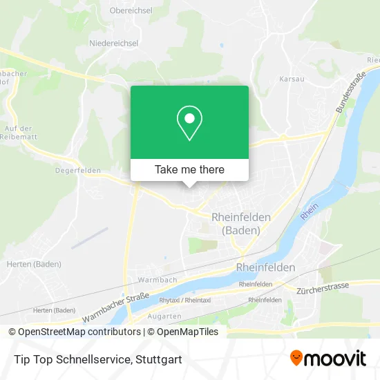 Карта Tip Top Schnellservice