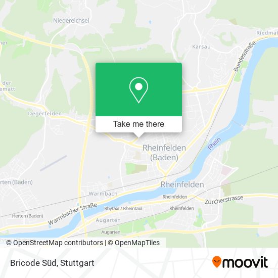 Карта Bricode Süd