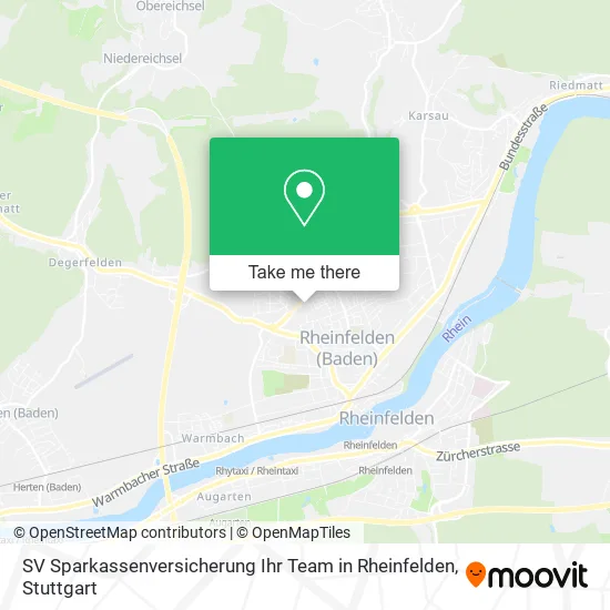 Карта SV Sparkassenversicherung Ihr Team in Rheinfelden
