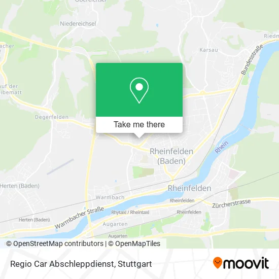 Карта Regio Car Abschleppdienst