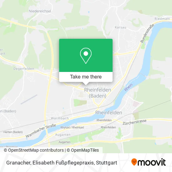 Карта Granacher, Elisabeth Fußpflegepraxis