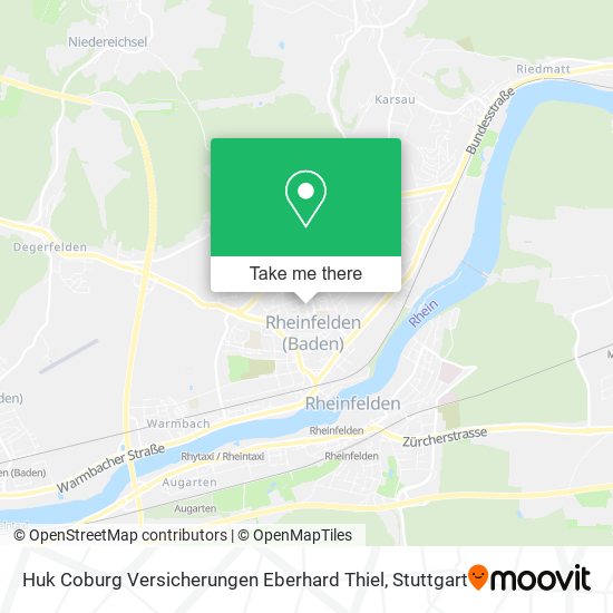 Huk Coburg Versicherungen Eberhard Thiel map