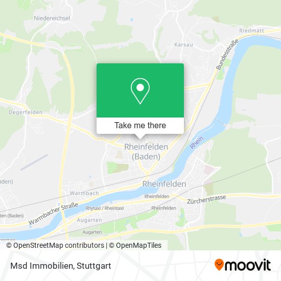 Msd Immobilien map
