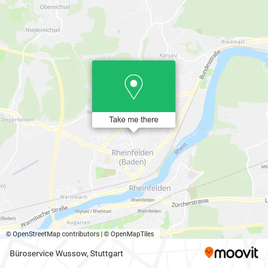 Карта Büroservice Wussow