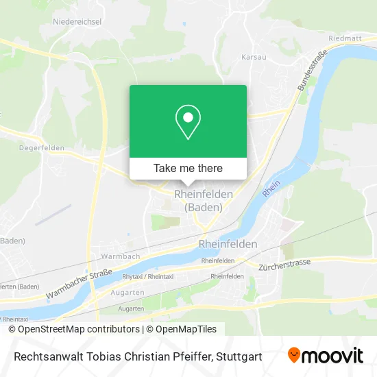 Карта Rechtsanwalt Tobias Christian Pfeiffer