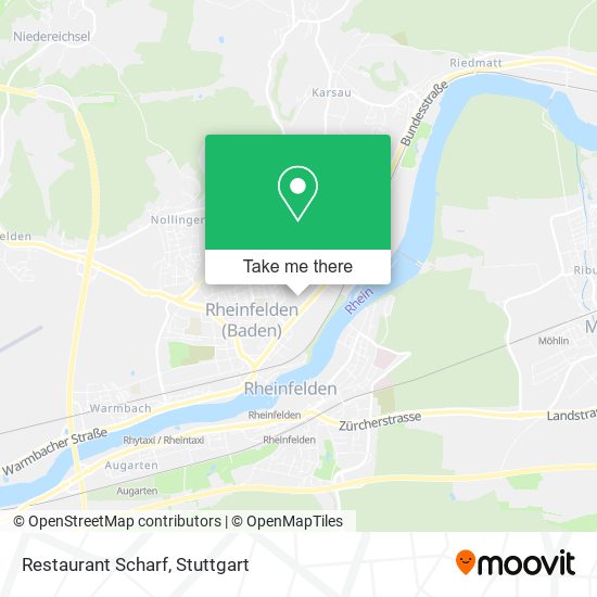 Restaurant Scharf map