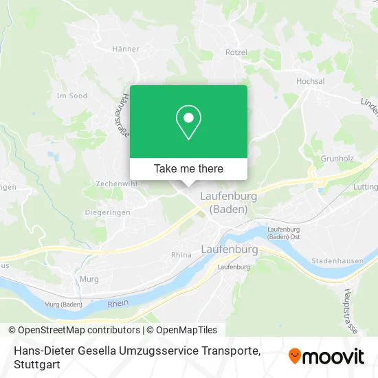 Карта Hans-Dieter Gesella Umzugsservice Transporte