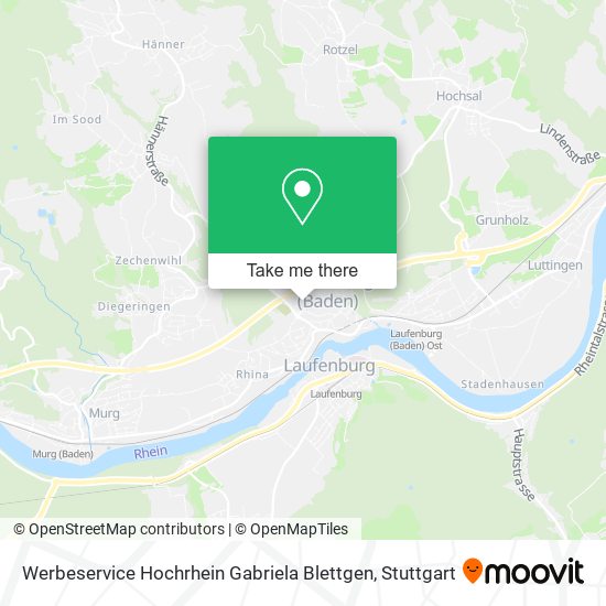 Werbeservice Hochrhein Gabriela Blettgen map