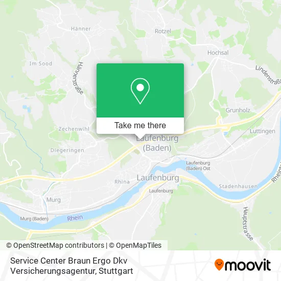 Карта Service Center Braun Ergo Dkv Versicherungsagentur