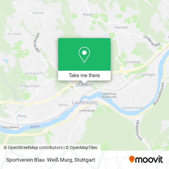 Карта Sportverein Blau- Weiß Murg