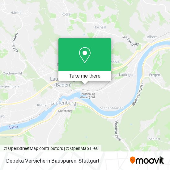 Debeka Versichern Bausparen map