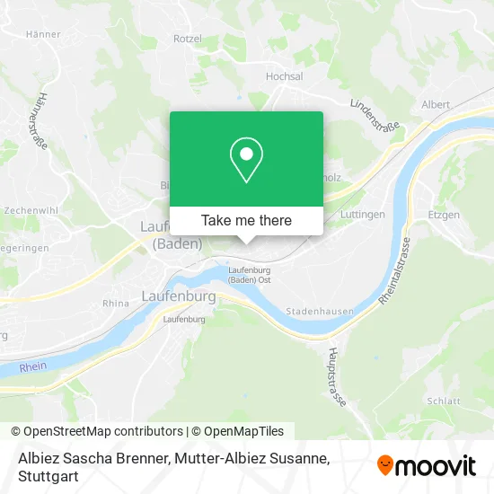 Карта Albiez Sascha Brenner, Mutter-Albiez Susanne